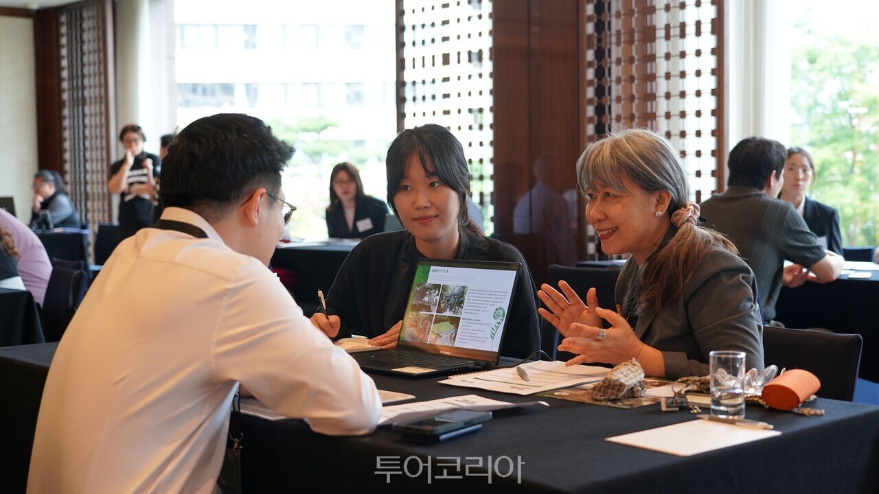  B2B 관광 교역전 '키위링크 코리아'가 지난 10일 웨스틴 조선 서울에서 열렷다. 1대 1 비즈니스 상다최했다 /사진-뉴질랜드관광청