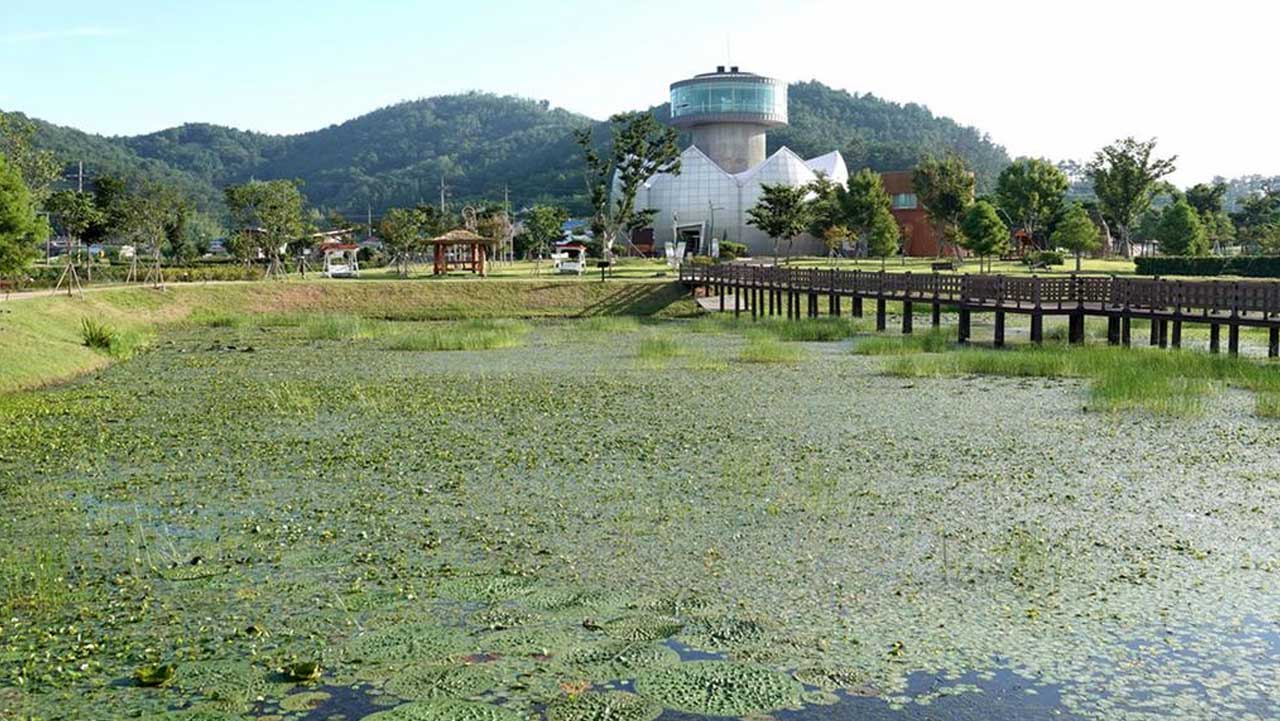 우포늪체험장 내 수생식물원 전경. / 창녕군청