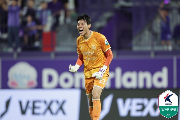 김정훈(FC안양). 한국프로축구연맹 제공