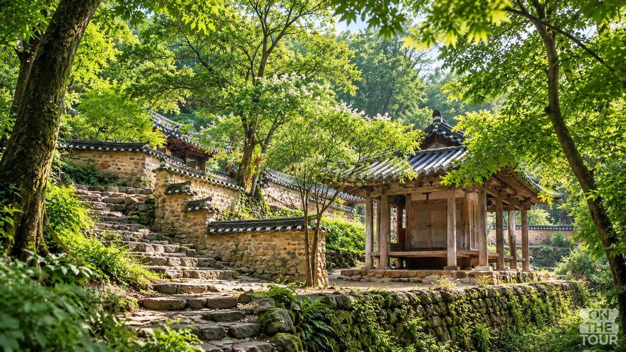 소쇄원. 해당 이미지는 담양군 소쇄원을 AI로 재연한 이미지입니다. / 온더투어