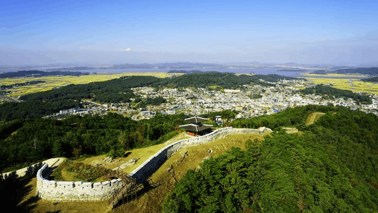 강화산성 항공 사진. / 강화군 문화관광