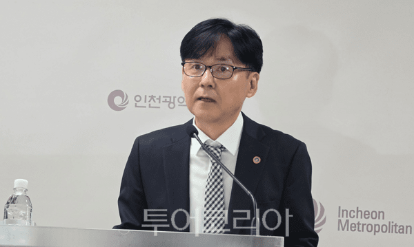 김익중 인천광역시 농수산식품국장이 29일 오전 인천시청 브리핑룸에서 기자회견을 열고 농수산식품국 주요시책, 현안 및 시민체감사업 등 추진사항을 공유하고 있다. 2026.02.29. / 투어코리아 이창호 기자