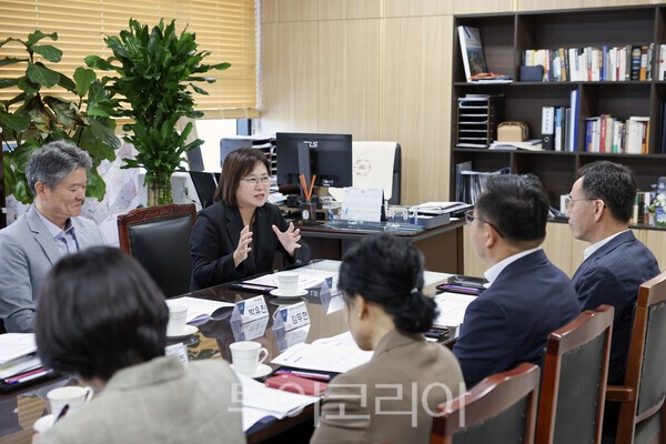 손화정 구청장 인천경제자유구역청 간담회/사진-영종구