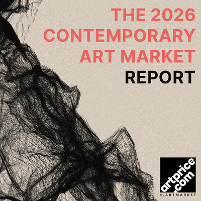 Artprice's 2026 Contemporary Art Market Report cover, featuring I See Generative: Chapter 0, Wind, ISG 018 (2026) by Iskra Velitchkova Artprice's 2026 Contemporary Art Market Report cover, featuring I See Generative: Chapter 0, Wind, ISG 018 (2026) by Iskra Velitchkova