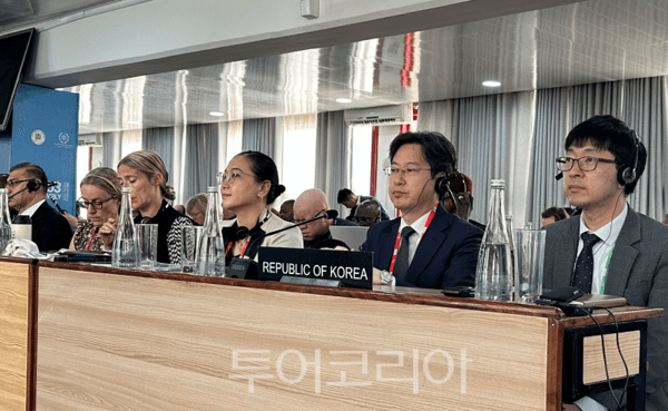 김상수 국회사무차장이 탄자니아에서 개최된 세계의회사무총장협회(ASGP) 총회에 참석하고 있다.