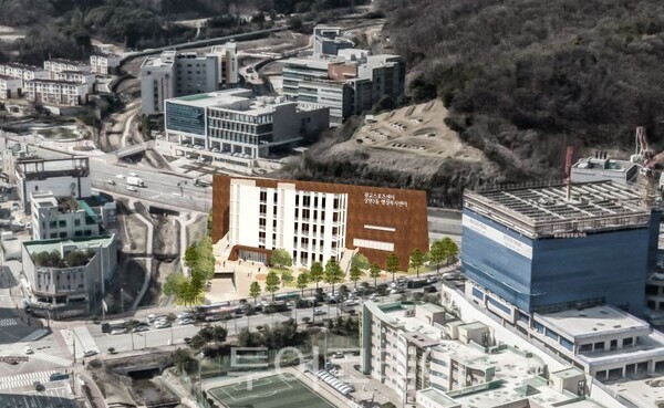 광교스포츠센터 등 복합시설 건립사업 조감도/투어코리아뉴스 정명달 기자 사진=용인시