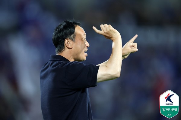 박진섭 천안시티FC 감독. 한국프로축구연맹 제공