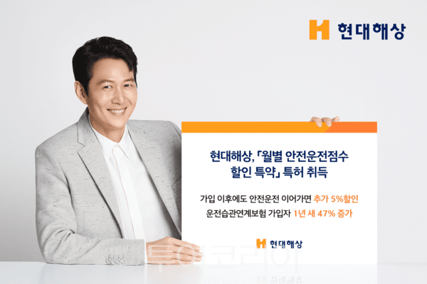 ‘월별 안전운전점수 할인 특약’ 특허 취득