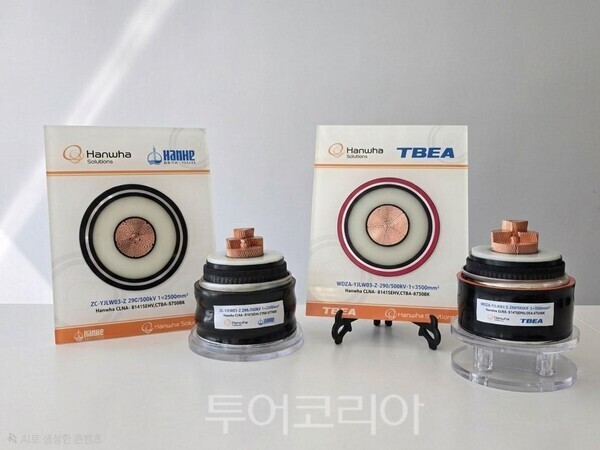 HANHE(한허) TBEA(터비엔전공)과 500kV Type Test 성공한 HVAC 소재 패키지 모형 사진