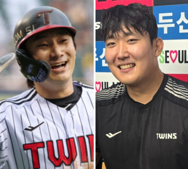 신민재, 손주영(사진=LG, 더게이트)