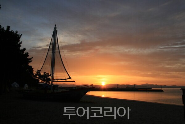율포해변 석양/ⓒ투어코리아