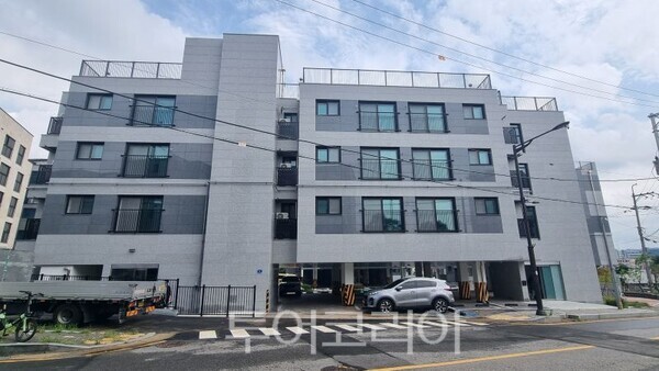 ​케어안심주택 ‘진안 온(溫)이음채 전경/투어코리아뉴스 정명달 기자 사진=화성시​