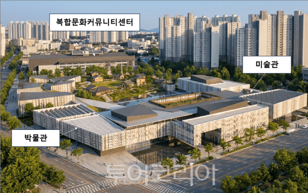 용현·학익 1블록 복합문화커뮤니티 조감도