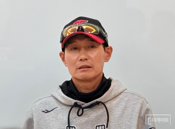 염경엽 감독(사진=더게이트 배지헌 기자)
