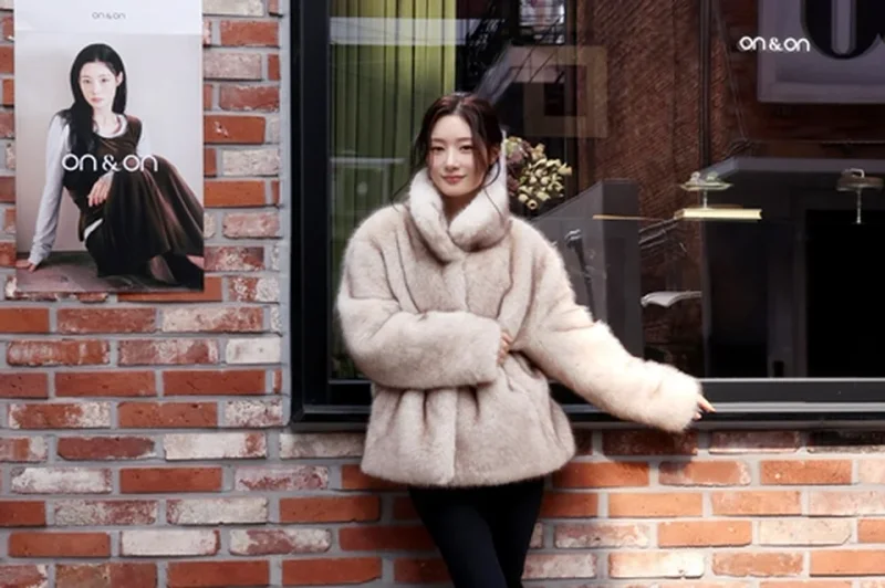 온앤온 한남 팝업 2차 프레스데이에 참석한 정채연/ 사진=온앤온