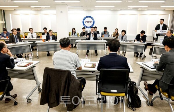 우주항공기업인 초청 간담회/투어코리아뉴스 정명달 기자 사진=화성시