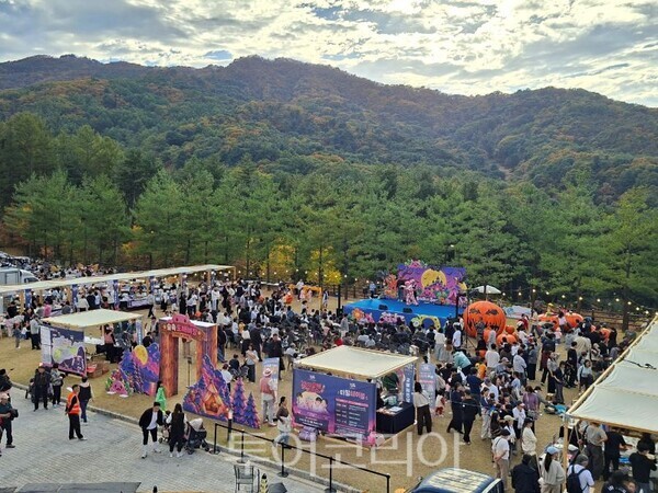 로컬 팝업 축제 ‘Trick or Soop : 숲속 도깨비장/투어코리아뉴스 정명달 기자 사진=동두천시