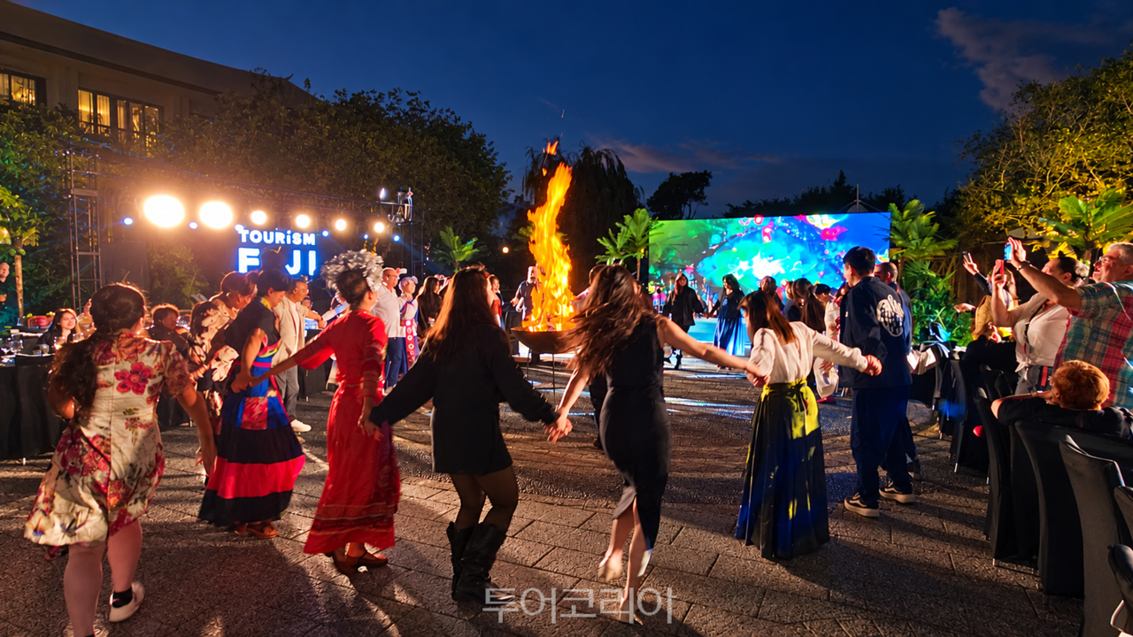 '불 점화 세리머니' /사진-투어코리아