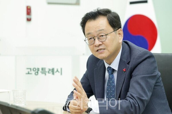민경선 고양시장/투어코리아뉴스 김경남 기자 사진=고양시