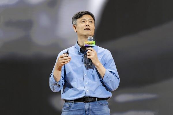10월 28일 장병규 크래프톤 의장이 ‘2026 정주영 창업경진대회’ 데모데이에서 ‘무한으로의 확장’을 주제로 기조연설을 진행했다. (사진=크래프톤 제공)