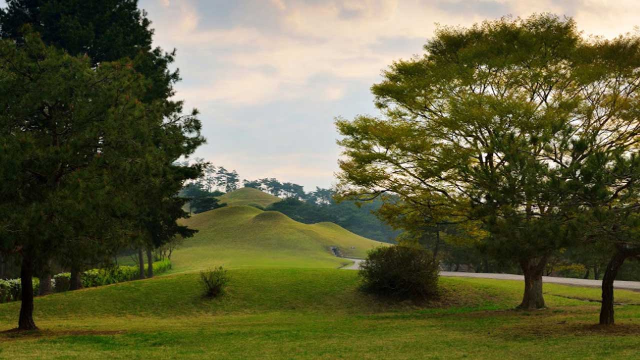 충남 공주 무령왕릉과 왕릉원 일대. / 공주시청