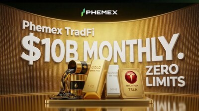 Phemex TradFi Hits $10B Monthly Volume, Advancing Cross-Market Trading Infrastructure