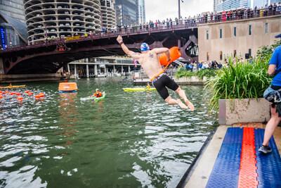 Chicago River Swim 2025, Crédito Linda Barrett