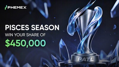 La Liga Astral de Trading de Phemex lanza la temporada de Piscis con un premio de 450.000 dólares (PRNewsfoto/Phemex)