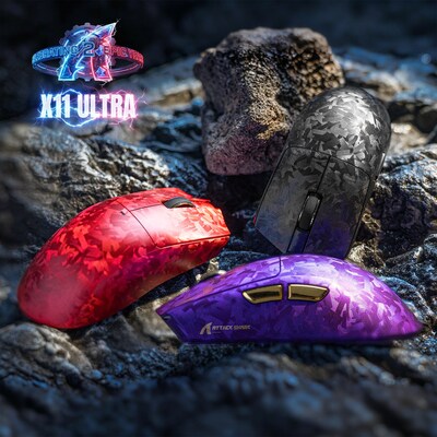 ATTACK SHARK Launches X11 ULTRA Carbon Fiber Gaming Mouse