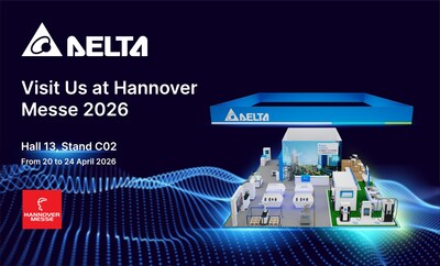 Delta will exhibit at Hannover Messe 2026 from 20 to 24 April in Hall 13, Stand C02.