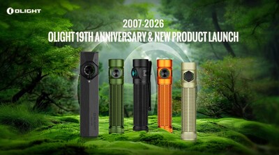 2007-2026 19.O ANIVERSARIO DE OLIGHT Y LANZAMIENTO DE NUEVOS PRODUCTOS