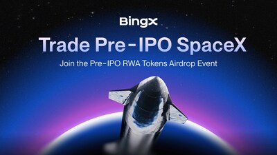 BingX da acceso on-chain Pre-IPO a SpaceX, expandiendo su oferta de activos con valor futuro (PRNewsfoto/BingX)
