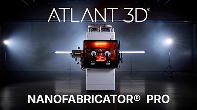 ATLANT 3D NANOFABRICATOR® PRO, the world’s first and only physical platform for AI-driven materials discovery. ATLANT 3D NANOFABRICATOR® PRO, the world’s first and only physical platform for AI-driven materials discovery.