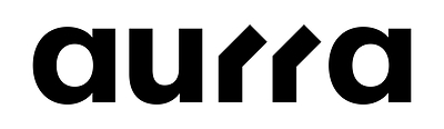 Aurra Markets Logo in Black with White Background