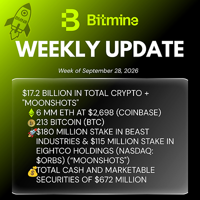Actualización semanal de Bitmine